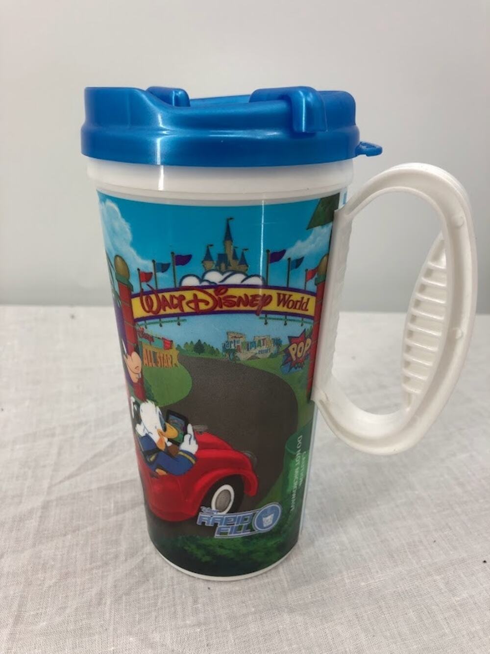 WHIRLEY dRINK wORKS dISNEY WORLD Coronado Springs Resort Caribbean LIDDED MUG